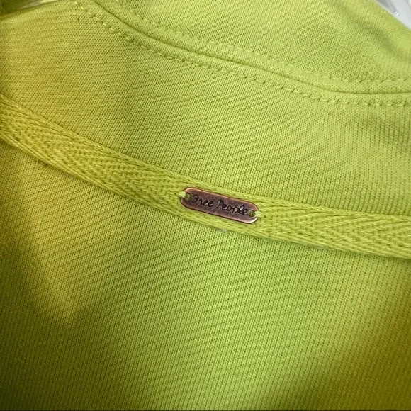 Free people ruby yellow oversized jacket S - Picture 4 of 8